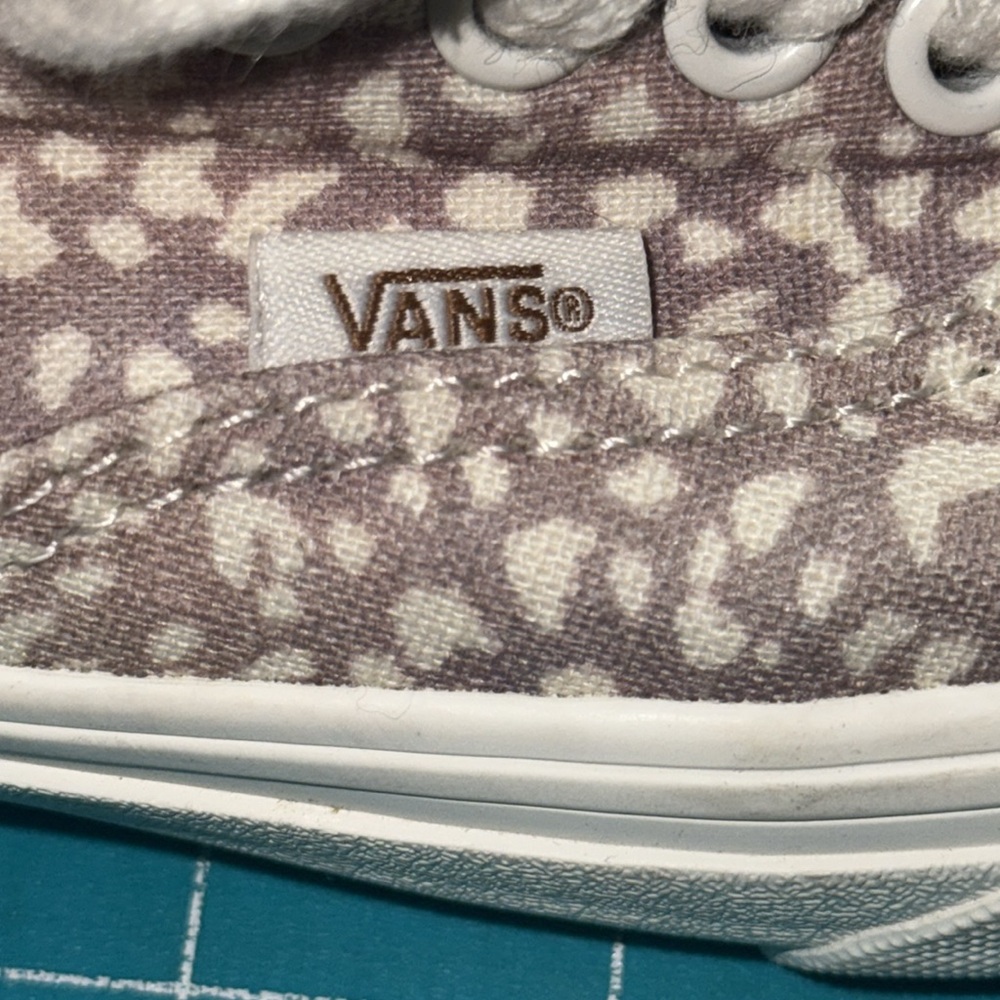 Vans Eco Theory UltraCush Dusty Pink Animal/Etherea Print Skate Shoes Size 9.5 - Picture 13 of 13